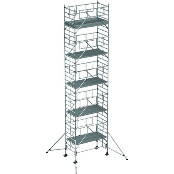 ZARGES Multitower S-PLUS 2T - Fahrgerüst mit Auslegern Arbeitshöhe 11,20 m