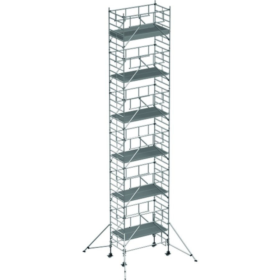 ZARGES Multitower S-PLUS 2T - Fahrgerüst mit Auslegern Arbeitshöhe 13,20 m