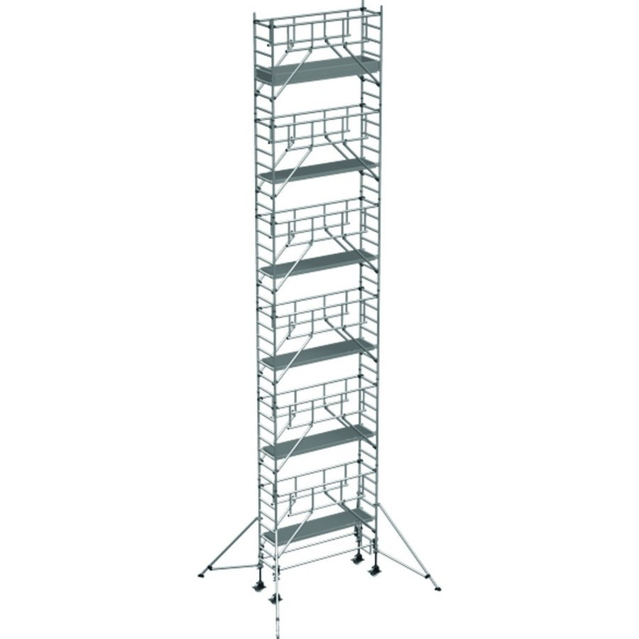 ZARGES Multitower S-PLUS 1T - Fahrgerüst mit Auslegern Arbeitshöhe 13,20 m