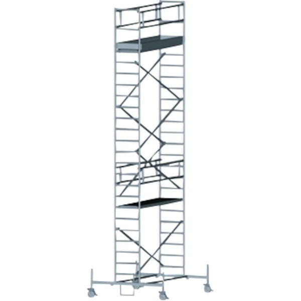 ZARGES RollMaster 1T - LM-Fahrgerüst Fahrbalken Arbeitshöhe 8,60 m