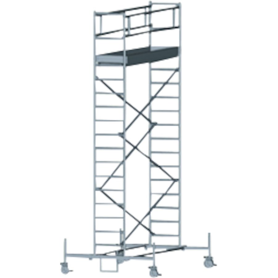 ZARGES RollMaster 1T - LM-Fahrgerüst Fahrbalken Arbeitshöhe 6,60 m