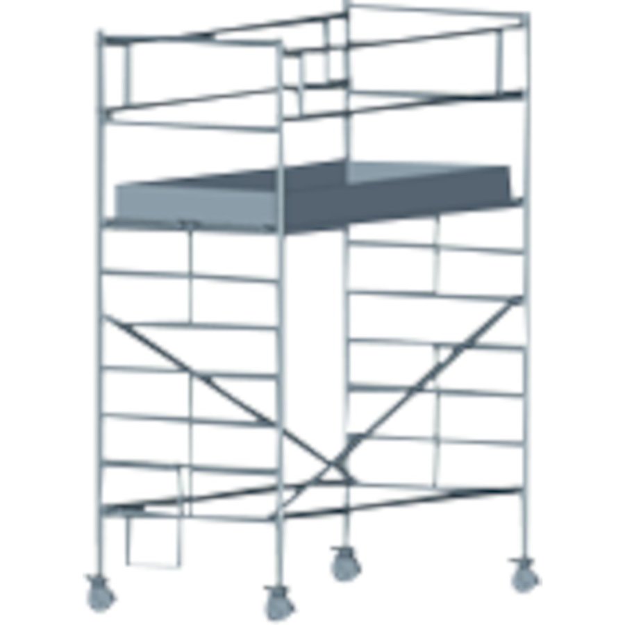 ZARGES RollMaster 2T - LM-Fahrgerüst Fahrbalken Arbeitshöhe 4,65 m
