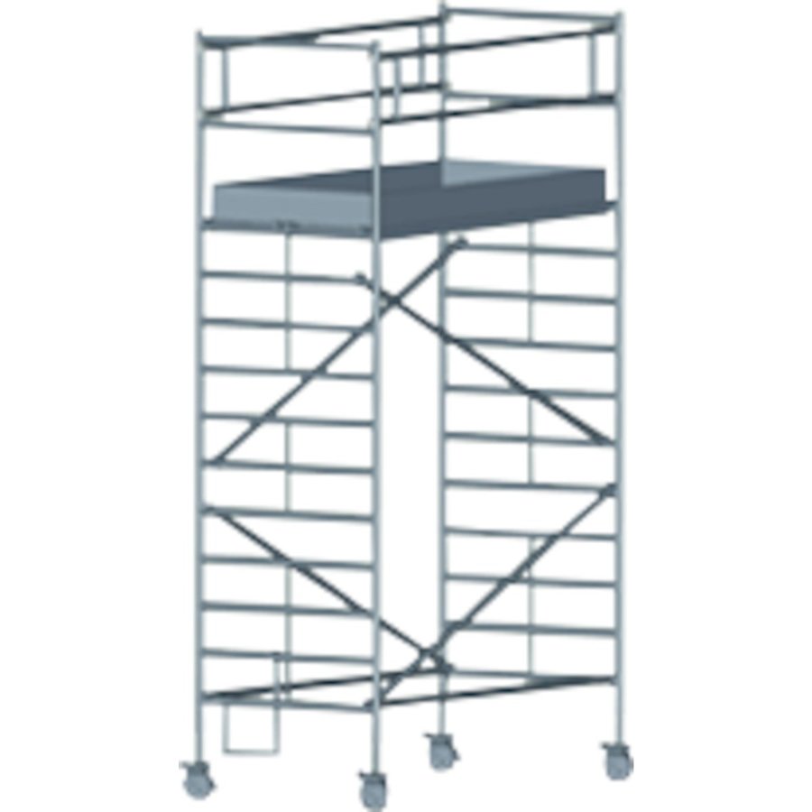 ZARGES RollMaster 2T - LM-Fahrgerüst Fahrbalken Arbeitshöhe 5,80 m