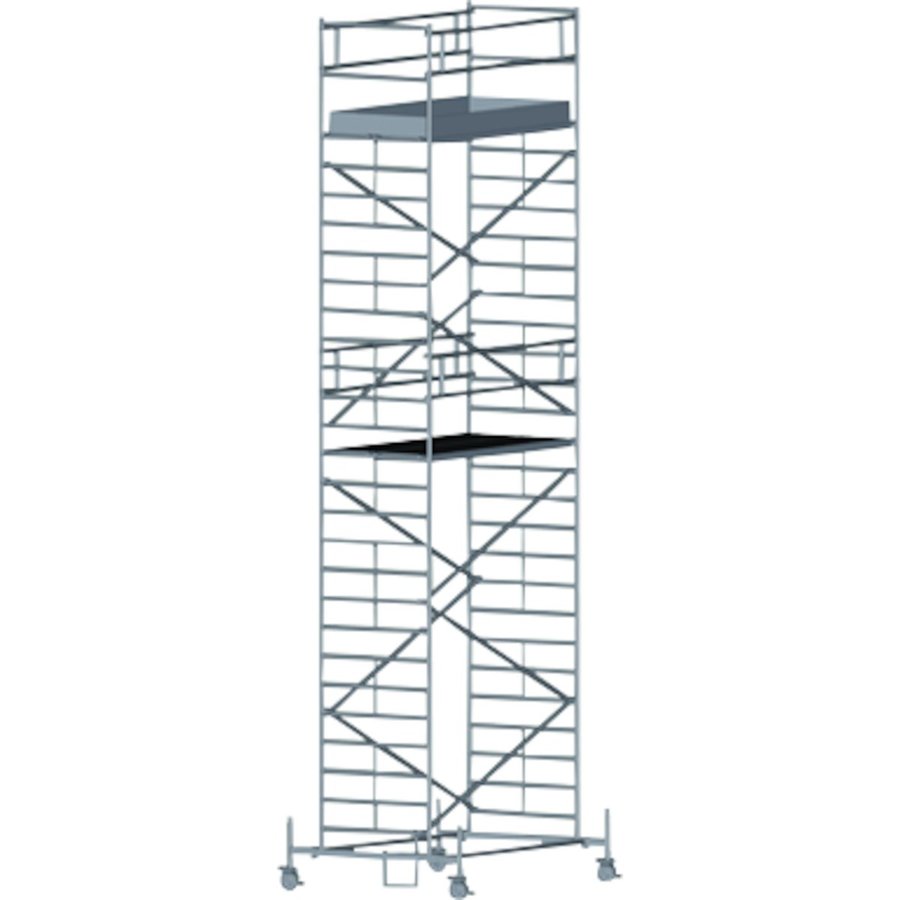 ZARGES RollMaster 2T - LM-Fahrgerüst Fahrbalken Arbeitshöhe 9,70 m
