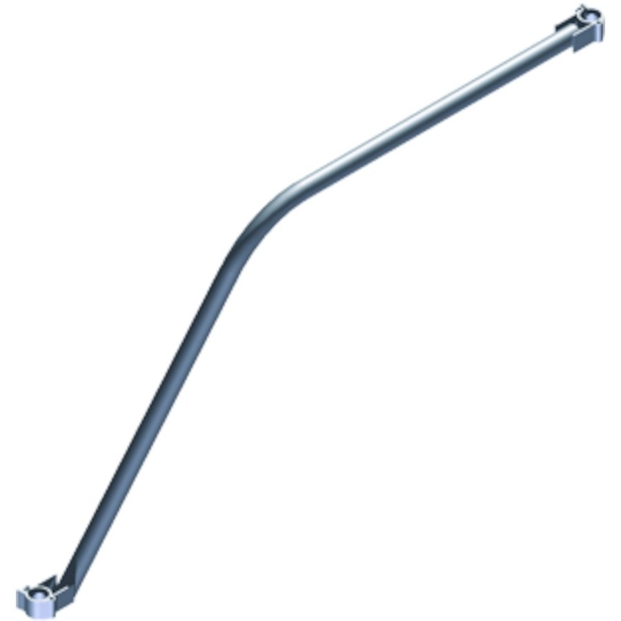 ZARGES Handlauf, abgewinkelt für 1,80 m