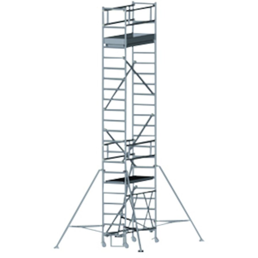 ZARGES Compactmaster 1T - LM-Klappgerüst, ausbaubar Arbeitshöhe 7,60 m