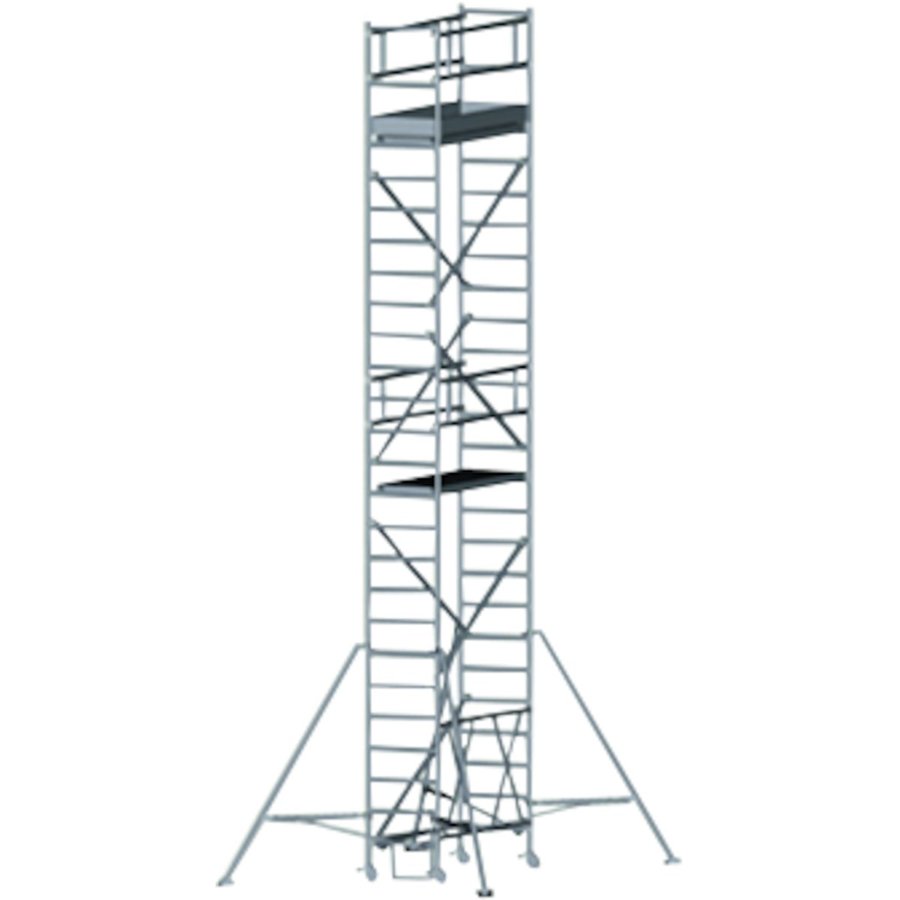 ZARGES Compactmaster 1T - LM-Klappgerüst, ausbaubar Arbeitshöhe 8,50 m