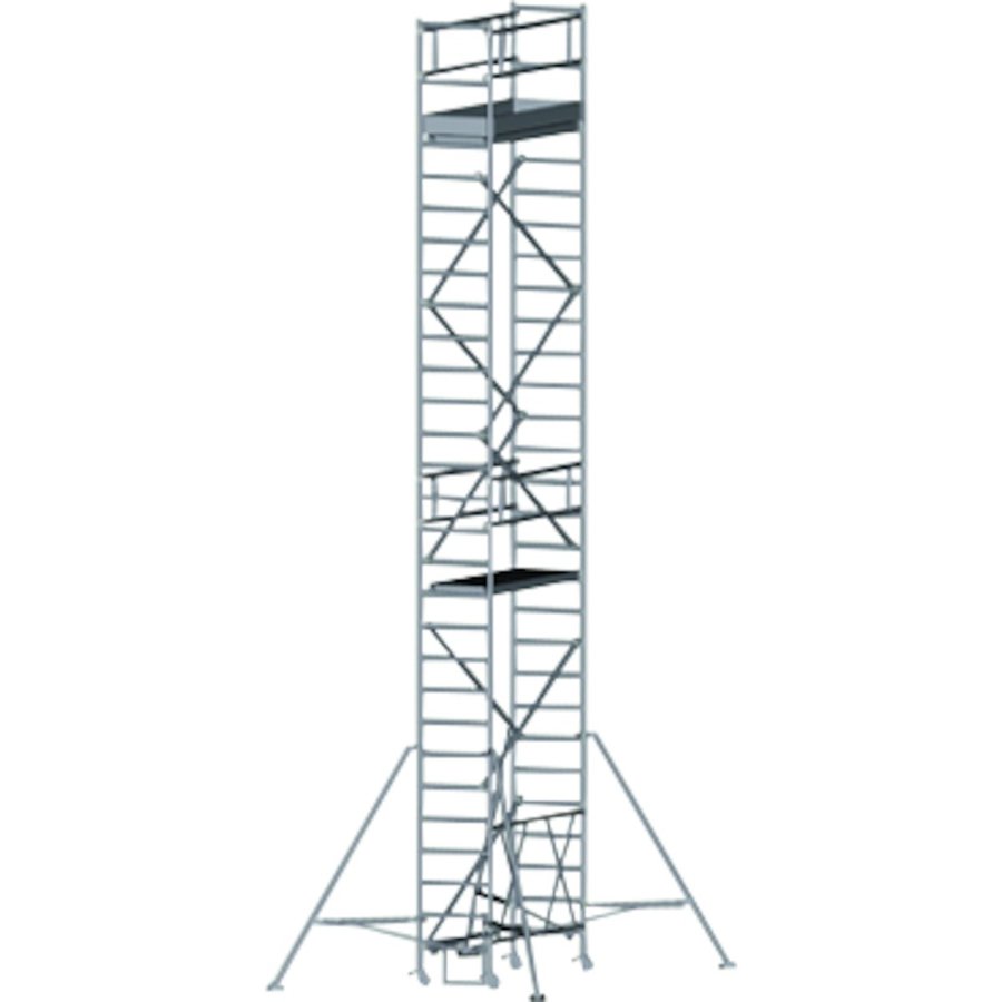 ZARGES Compactmaster 1T - LM-Klappgerüst, ausbaubar Arbeitshöhe 9,35 m