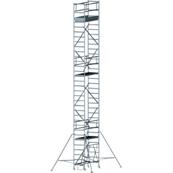 ZARGES Compactmaster 1T - LM-Klappgerüst, ausbaubar Arbeitshöhe 10,45 m