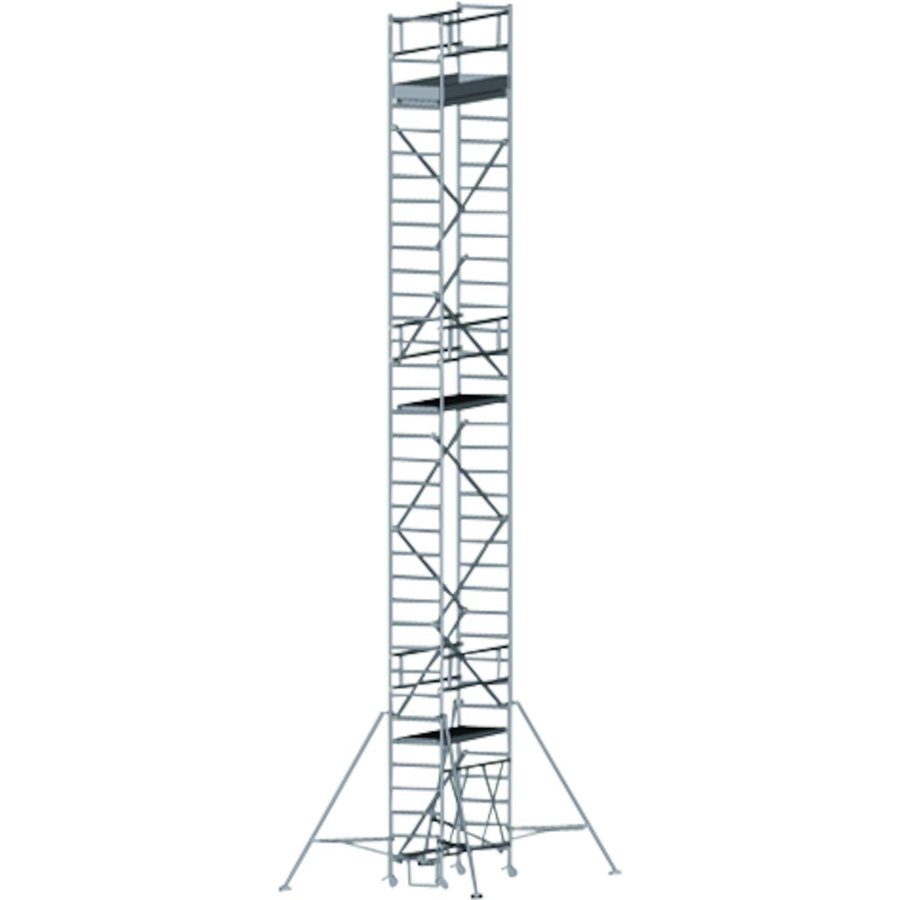 ZARGES Compactmaster 1T - LM-Klappgerüst, ausbaubar Arbeitshöhe 11,30 m