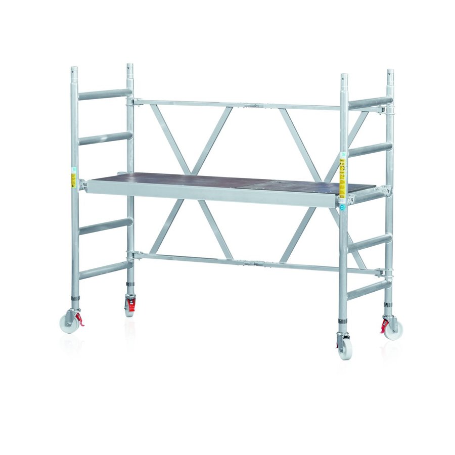 ZARGES Compactmaster 1T - LM-Klappgerüst, ausbaubar Arbeitshöhe 12,40 m