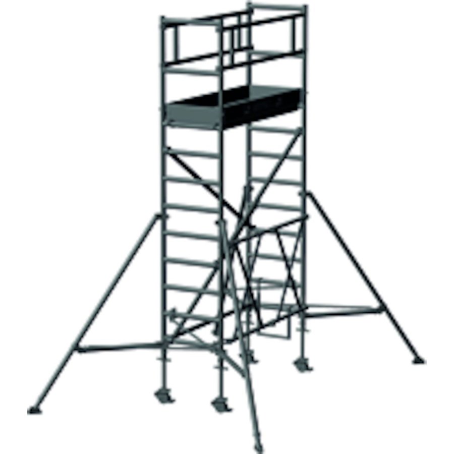 ZARGES Compactmaster 2T - LM-Klappgerüst, ausbaubar Arbeitshöhe 4,80 m