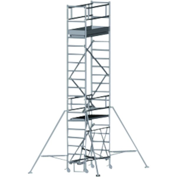 ZARGES Compactmaster 2T - LM-Klappgerüst, ausbaubar Arbeitshöhe 6,75 m
