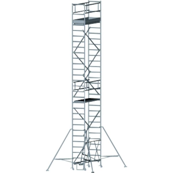 ZARGES Compactmaster 2T - LM-Klappgerüst, ausbaubar Arbeitshöhe 9,35 m