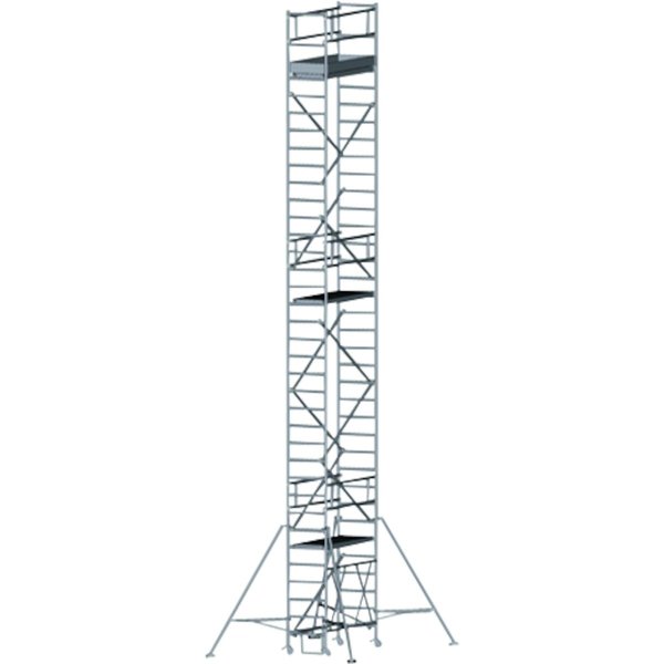 ZARGES Compactmaster 2T - LM-Klappgerüst, ausbaubar Arbeitshöhe 11,30 m