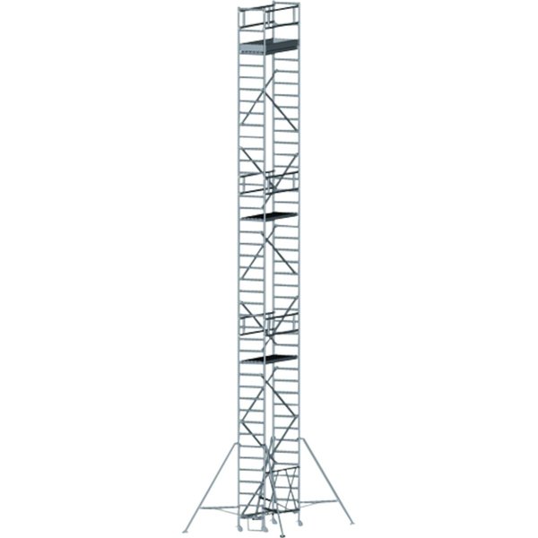 ZARGES Compactmaster 2T - LM-Klappgerüst, ausbaubar Arbeitshöhe 13,25 m
