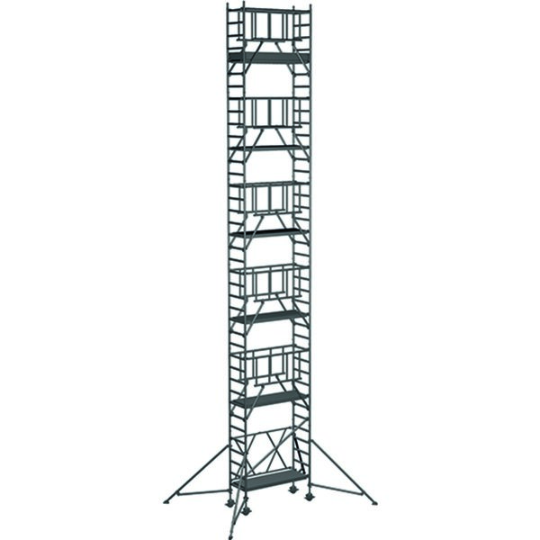 ZARGES Compactmaster S-PLUS 1T - Klappgerüst  Arbeitshöhe 12,40 m