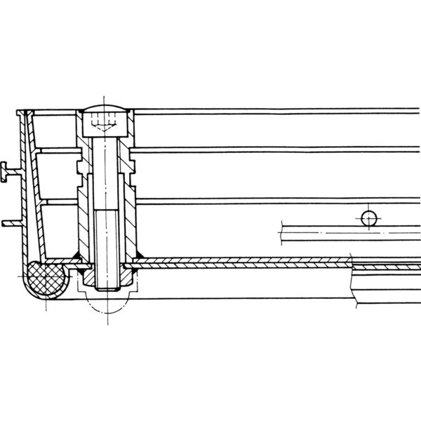 ZARGES Schachtabdeckung Aluminium mit Wanne 600x600 mm