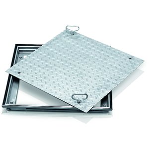 ZARGES Schachtabdeckung Aluminium