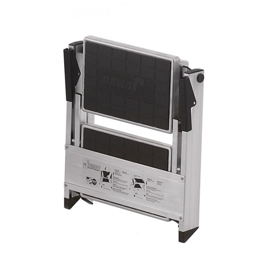 WAKÜ Little Jumbo Sicherheitstreppe mit Kunststoffbelag (Compact - Ausführung) 2-stufig