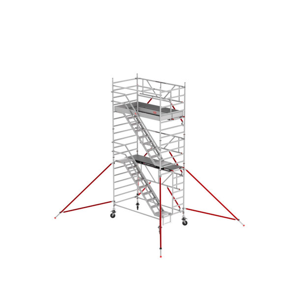 Altrex RS TOWER 53-S Treppengerüst - 1.35 x 1.85 m HolzPlattform, Arbeitshöhe bis 6,2m