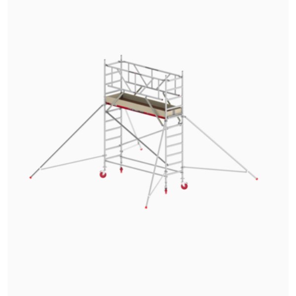 Altrex RS TOWER 41, Holzplattform 0,75m x 1,85m Arbeitshöhe 4.2m