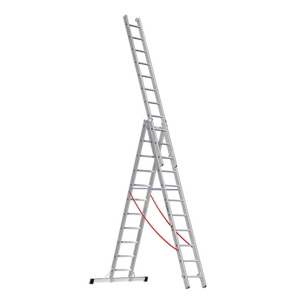 Euroline Alu-Mehrzweckleiter 3-teilig Nr. 207 Vielzweckleiter 3x11