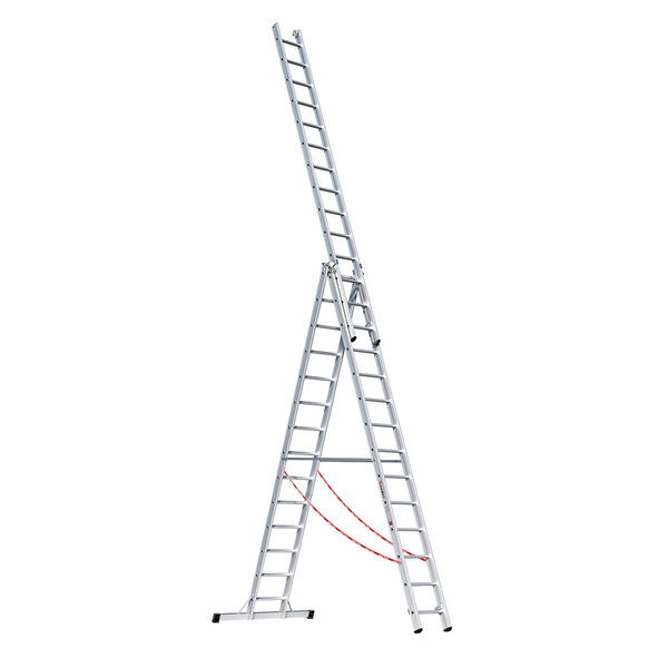 Euroline Alu-Mehrzweckleiter 3-teilig Nr. 307 Vielzweckleiter 3x14