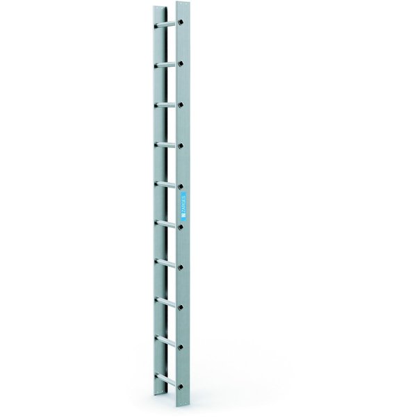 ZARGES Dachleiter 2,8 m Alu natur 10 Sprossen