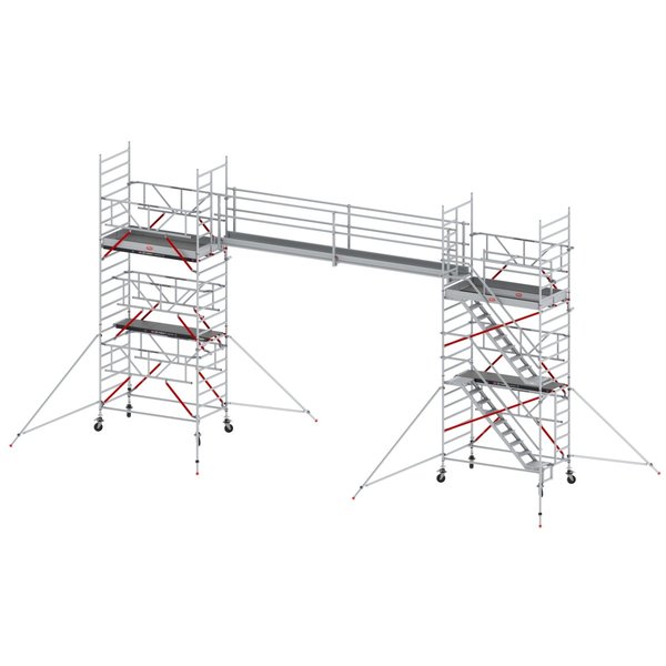 Altrex Aluminium Laufsteg für RS TOWER 5 4m/Schmal mit einseitigem Geländer