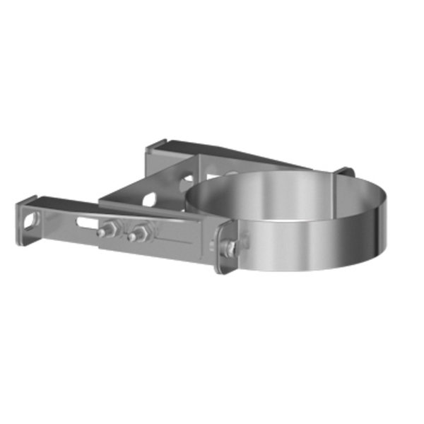 Hailo Professional Wandhalter für Belüftungssystem DN 100, verstellbar 50 - 100 mm