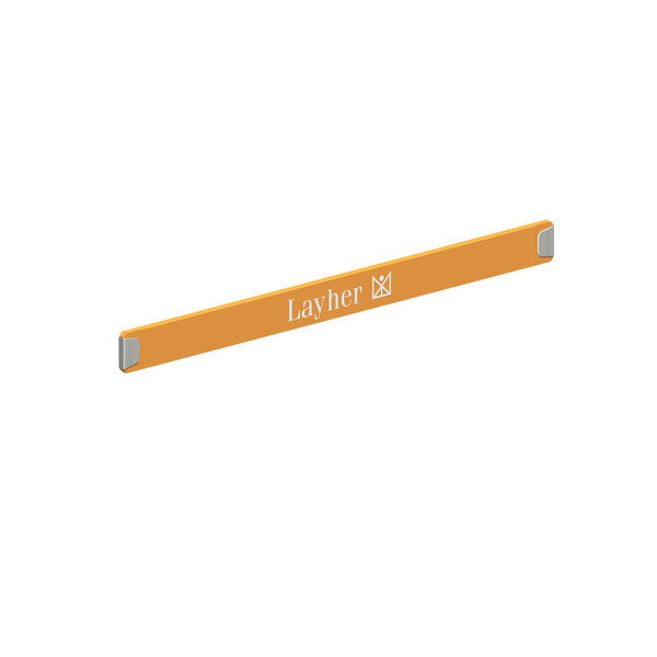 Layher FG STARO STIRN-BORDBRETT ORANGE 1.90 M