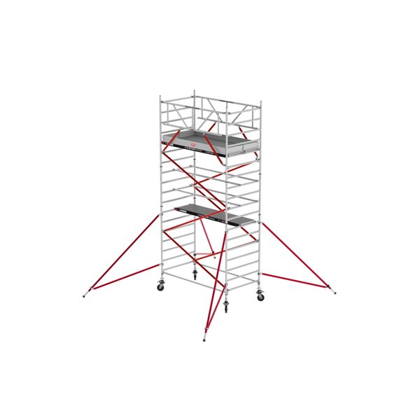 Altrex RS TOWER 52 fahrgerüst breit, 1.35x2.45 m Holz-Plattformen, Arbeitshöhe bis 6,2m