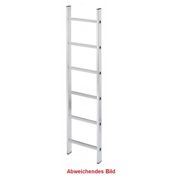 Hailo Professional Steigleiter - Außenbreite 490mm, Alu natur  3,36 m | 12 Sprossen