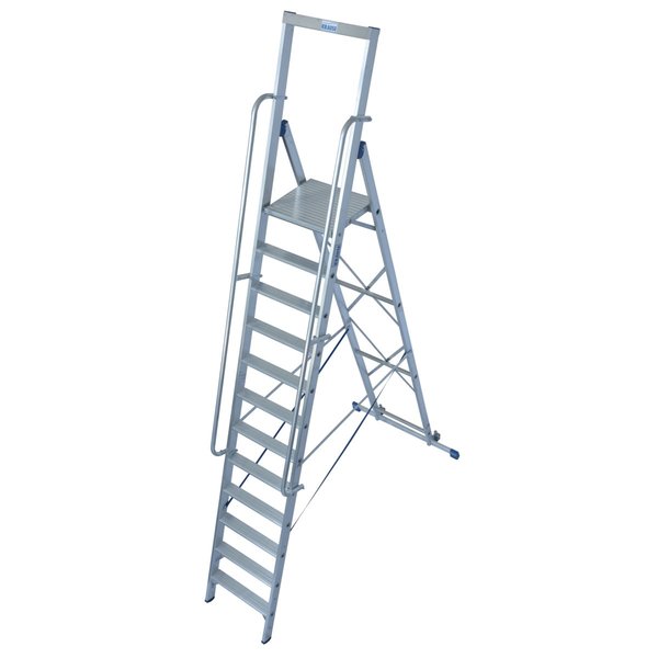 Krause STABILO Stufen-StehLeiter mit großer Standplattform 12 Stufen