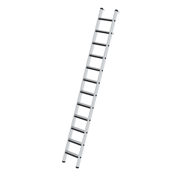Günzburger Steigtechnik Stufen-Regalleiter einhängbar mit relax step® 12 Stufen
