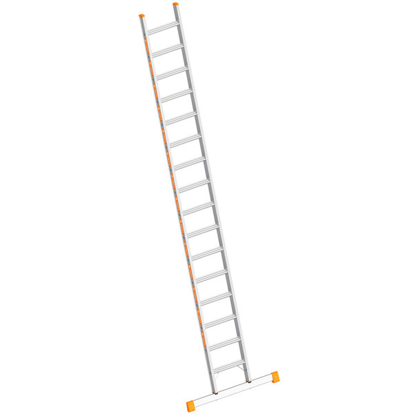 Layher Stufenanlegeleiter TOPIC - schwer belastbar 16 Stufen