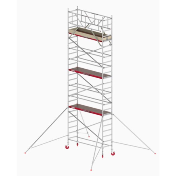 Altrex RS TOWER 41, Holzplattform 0,75m x 1,85m Arbeitshöhe 8.2m