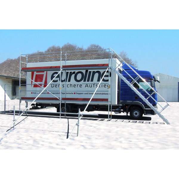 Euroline seitliche Abstützung passend für Eisfrei-Gerüst Länge: 9 m  Seitliche Abstützung Länge 9 m