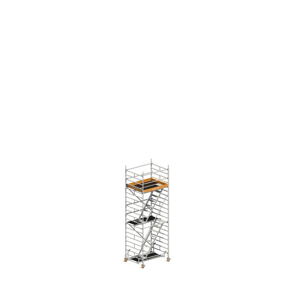 Layher UNI Komfort Fahrgerüst, Universalgerüst mit Treppenaufstieg Gerüsthöhe 5,43 m