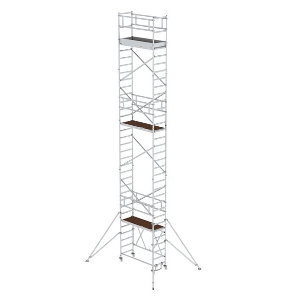 Günzburger Steigtechnik Klappgerüst 0,75 x 1,80 m mit Ausleger Plattformhöhe 8,80 m