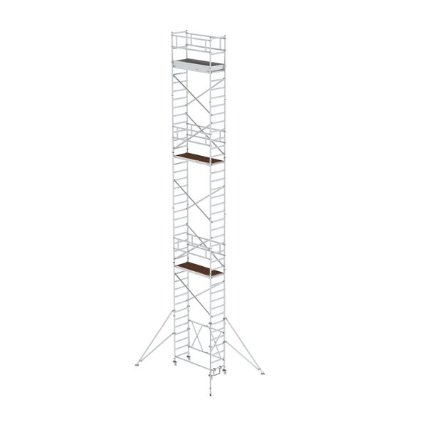 Günzburger Steigtechnik Klappgerüst 0,75 x 1,80 m mit Ausleger Plattformhöhe 10,80 m