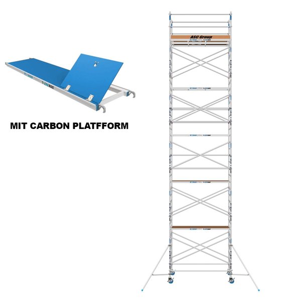 ASC Group ASC Rollgerüst 135x250x12,3ph carbon