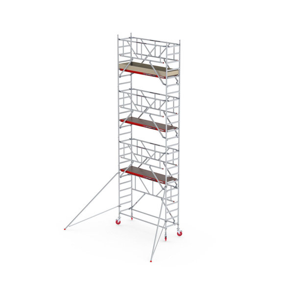 Altrex RS TOWER 41, Holzplattform 0,75m x 1,85m, Safe-Quick Arbeitshöhe 8.2m