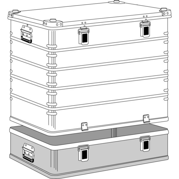 ZARGES Transportkiste K 470 Plus - Haubenbehälter