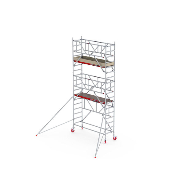 Altrex RS TOWER 41, Holzplattform 0,75m x 1,85m, Safe-Quick Arbeitshöhe 6.2m