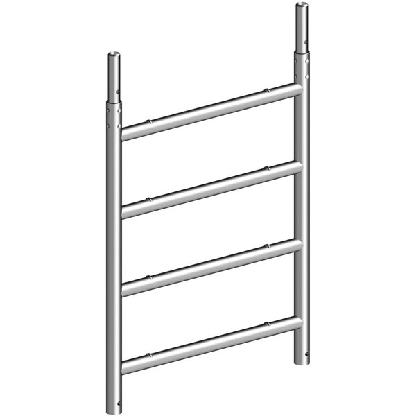 Layher Alu - Standleiter mit 4 Sprossen