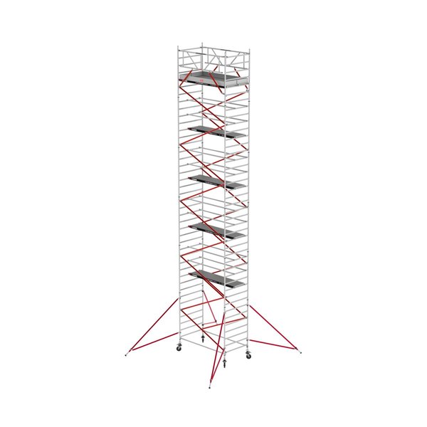 Altrex RS TOWER 52 fahrgerüst breit, 1.35x3.05 m Holz-Plattformen, Arbeitshöhe bis 13,2m