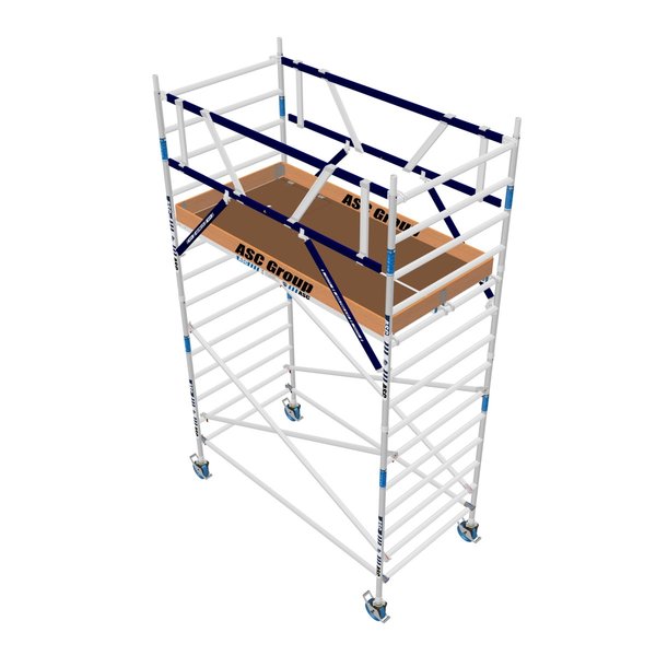 ASC Group AGS Rollgerüst 135x250x3,3ph - zweiseitig