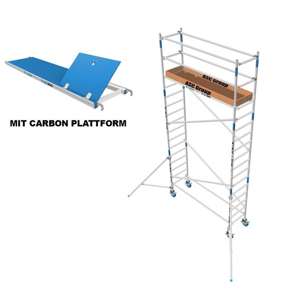 ASC Group ASC Rollgerüst 135x305x4,3ph carbon